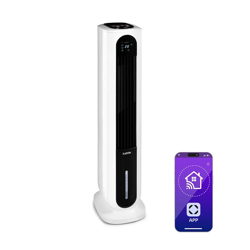 Klarstein Polar Tower Smart 7L 330m³/h Blanc